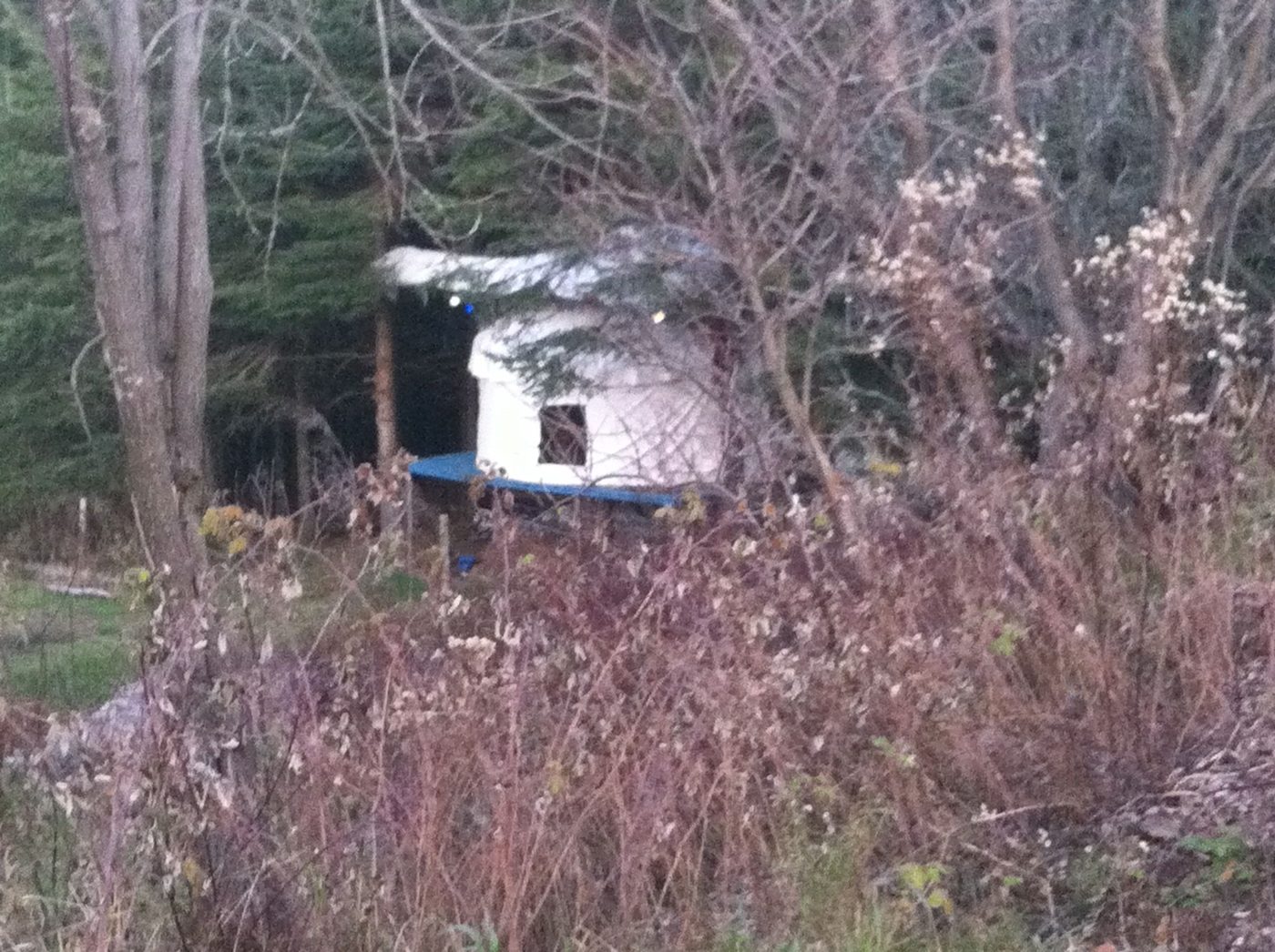 The yurt in November 2011.