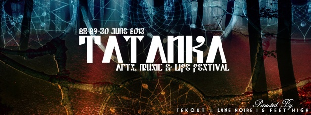The Tatanka 2013 banner on ledonjon.ca: "28-29-30 June 2013, Arts, Music & Life Festival, presented by Tekout, Lune Noire, 6 Feet High". Recovered from the Wayback Machine.
