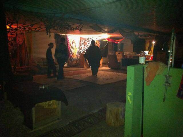 Fall 2012: the indoor campground, Sept. 30, 2012