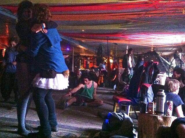 Fall 2012: the indoor campground, Oct. 7, 2012