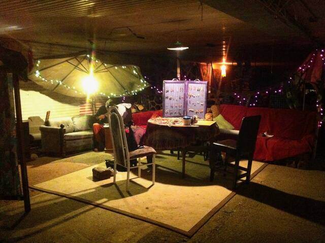 Fall 2012: the indoor campground, Nov. 19, 2012