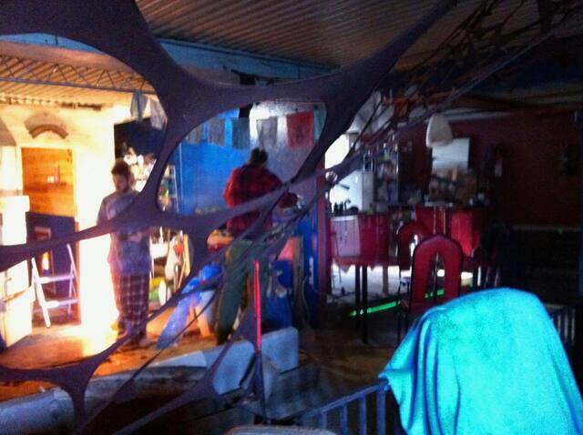 Fall 2012: the indoor campground, Nov. 20, 2012