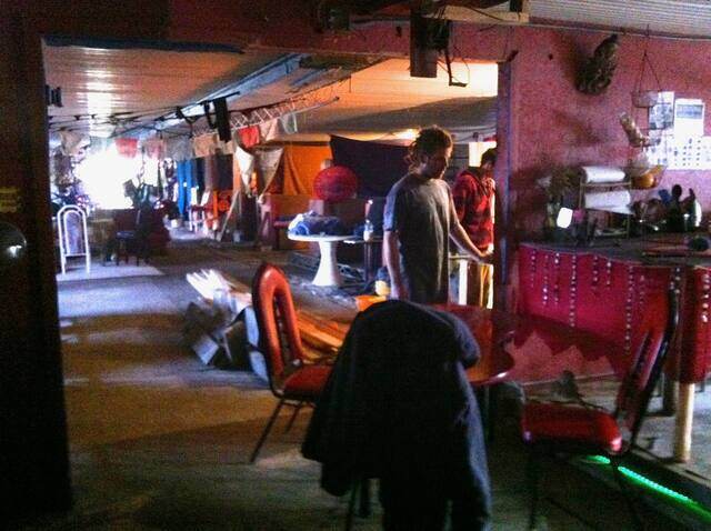 Fall 2012: the indoor campground, Nov. 20, 2012