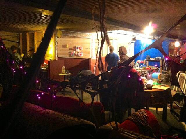 Fall 2012: the indoor campground, Nov. 22, 2012