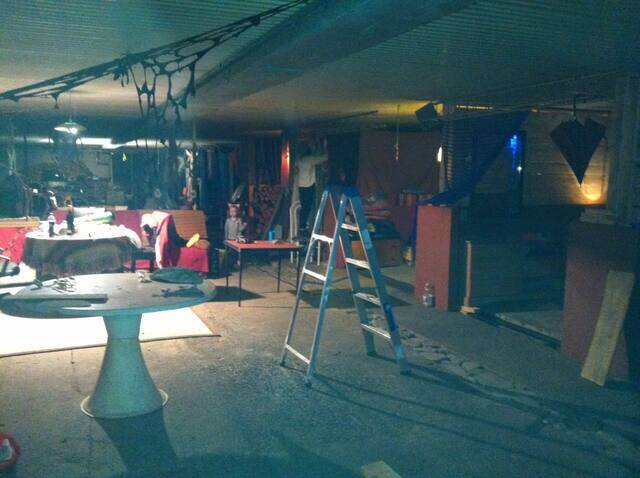 Fall 2012: the indoor campground, Nov. 23, 2012