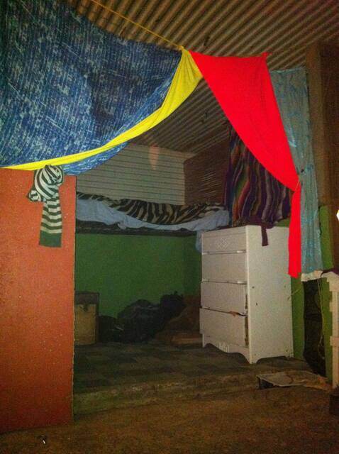 Fall 2012: the indoor campground, Nov. 23, 2012