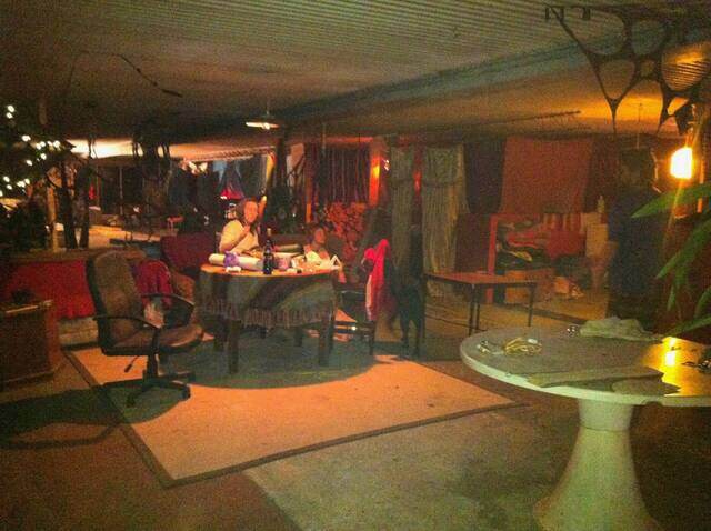 Fall 2012: the indoor campground, Nov. 23, 2012